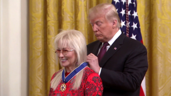 Miriam Adelson janta com Donald Trump na Flórida 1