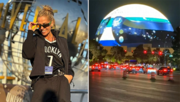 Adriane Galisteu se emociona com homenagem à Ayrton Senna em Las Vegas