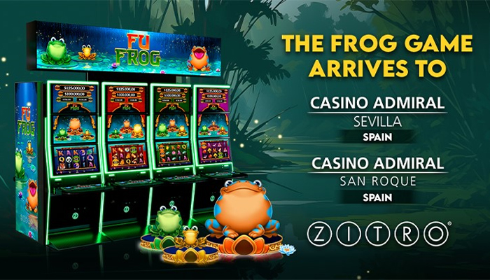 Fu Frog, jogo estrelado da Zitro, chega aos Casinos de San Roque e Sevilha