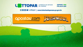 LOTTOPAR e Apostou.com lançam a loteria instantânea Raspinha nesta quinta-feira