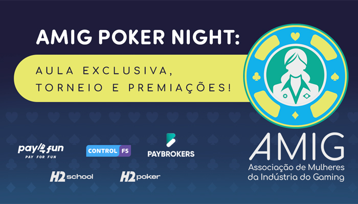 AMIG Poker Night: associação promove noite de poker para mulheres