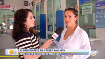 Aposta da Mega que faturou R$ 62 milhões estava exposta no vidro da lotérica: 'Foi difícil de vender', diz dona