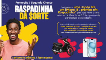 Promoção Segunda Chance "Raspadinha® Dá Sorte" vai sortear prêmios para bilhetes não premiados