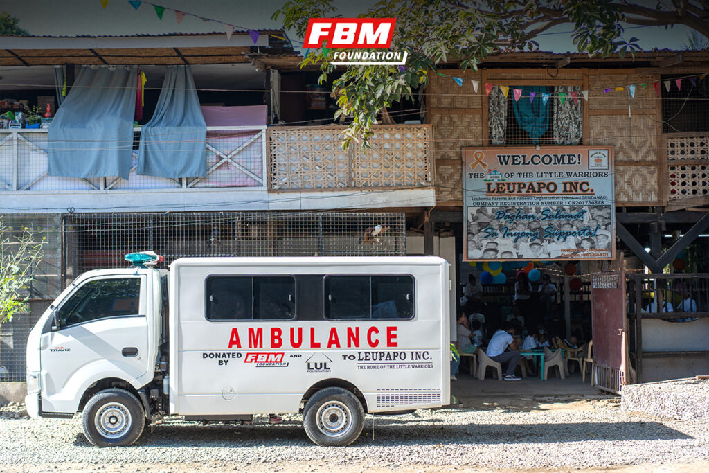 FBM Foundation doa ambulância para melhorar os serviços de saúde da Leupapo Inc. nas Filipinas 2
