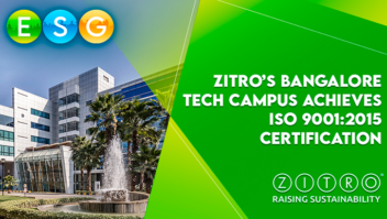 Tech Campus da Zitro em Bangalore obtém a Certificação ISO 9001:2015