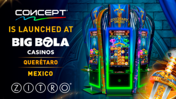 Big Bola Casinos Querétaro adiciona a linha de gabinetes CONCEPT e Legendary Sword da Zitro