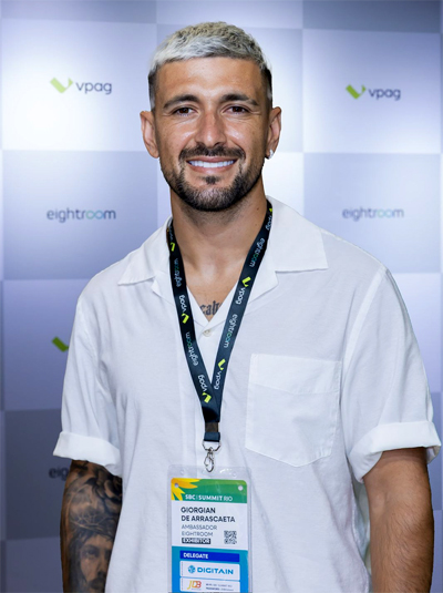Vpag anuncia Giorgian de Arrascaeta como Novo Embaixador da Marca no SBC Summit Rio 2025 2