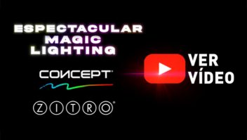 Iluminação mágica espetacular na nova linha de gabinetes CONCEPT da Zitro 2