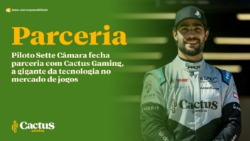 Cactus Gaming firma parceria com o piloto Sérgio Sette Câmara