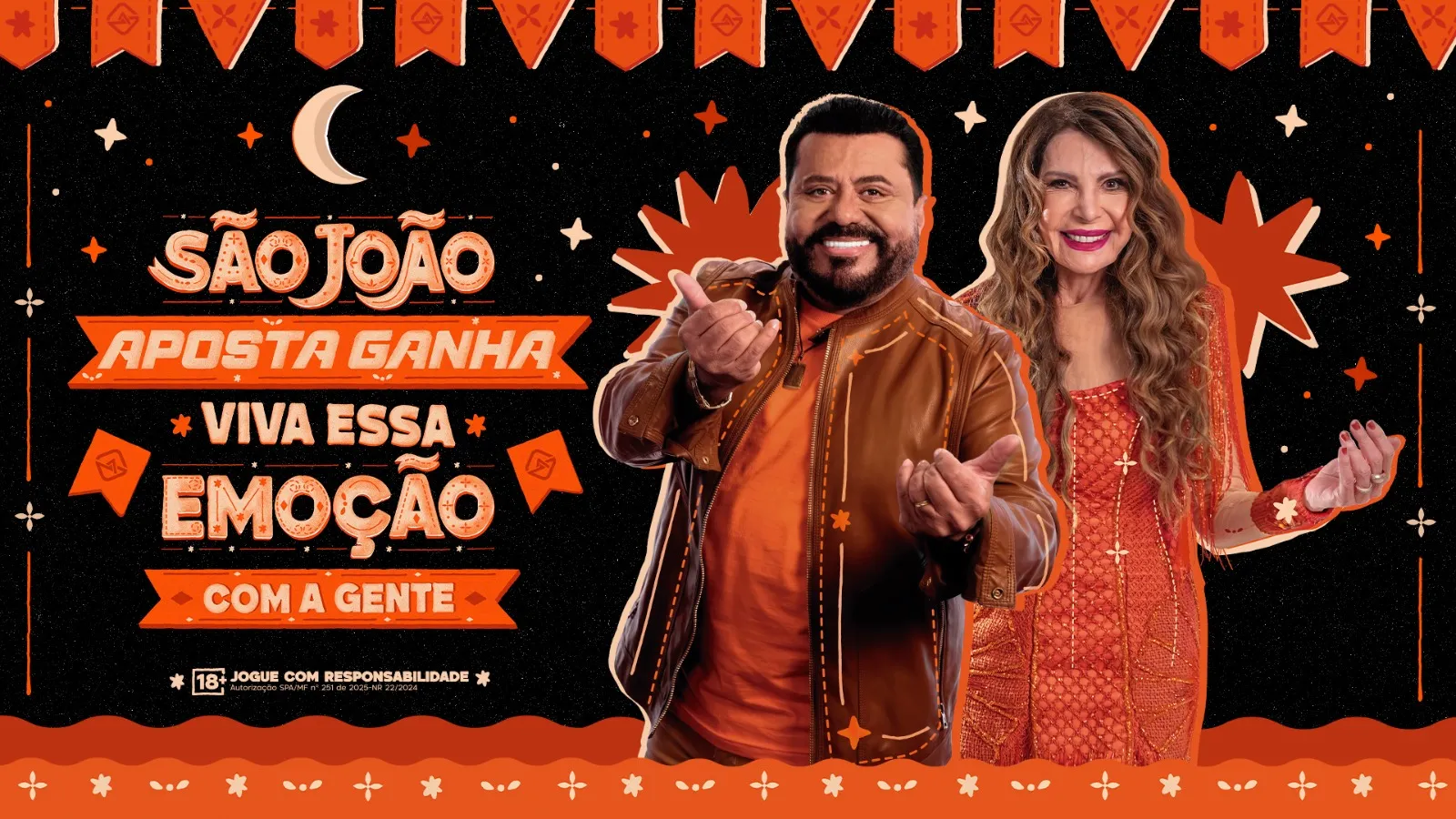 Aposta Ganha lança o filme de São João com Elba Ramalho e Edson Lima