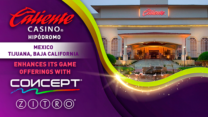CONCEPT” e novo jogo Dazzle no Caliente Casino Hipódromo