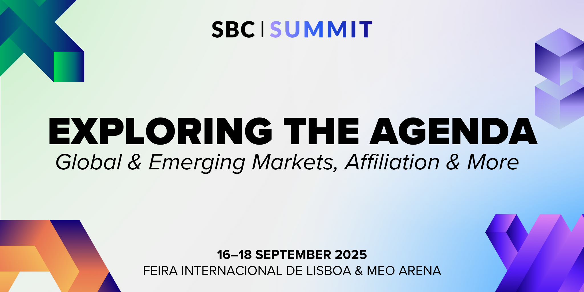 Dos mercados globais à tecnologia de última geração: o SBC Summit 2025 traz um programa de conferências renovado para Lisboa