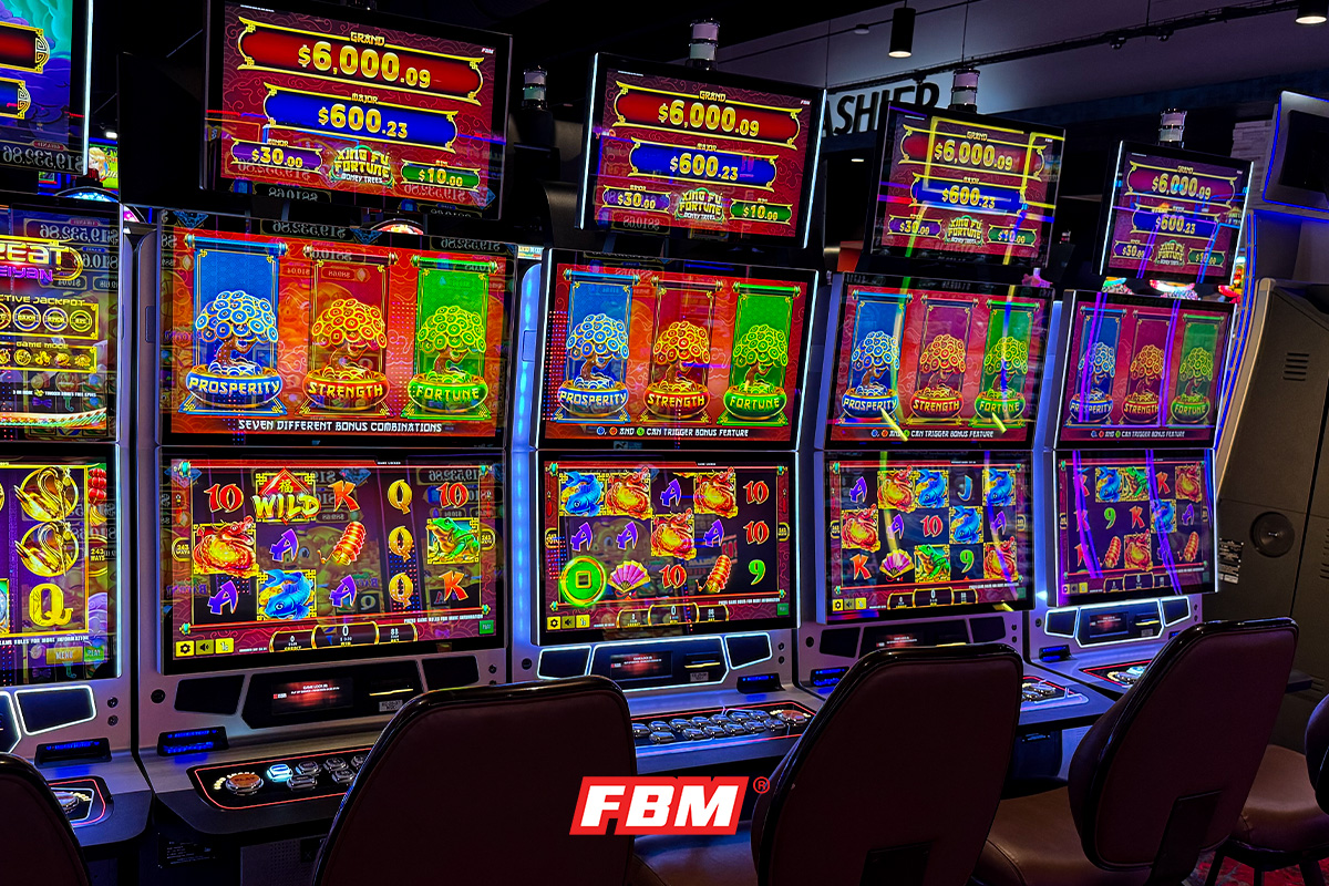 FBM® lança as Árvores da Fortuna Xing Fú™ nos Estados Unidos com uma nova instalação no Border Casino 1