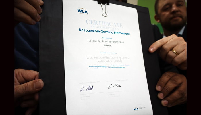 Lottopar conquista Certificação Nível II em Jogo Responsável da WLA e se torna pioneira no Brasil 1