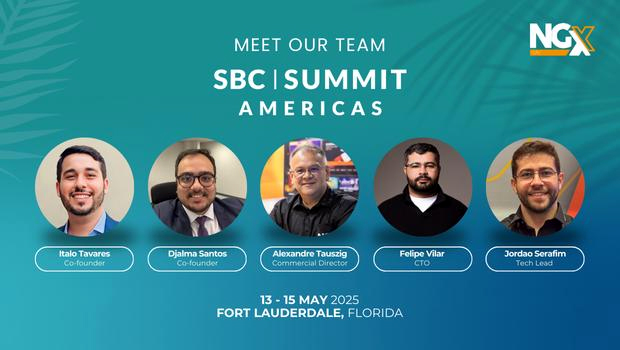 NGX confirma presença de executivos no SBC Summit Americas e concorre ao prêmio Rising Star in Sports Betting 1