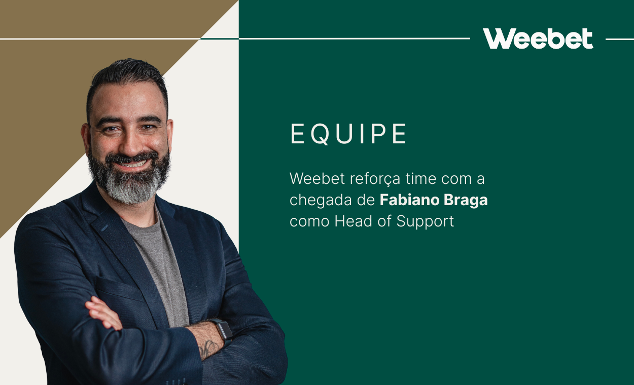 Weebet reforça time com a chegada de Fabiano Braga como Head of Support