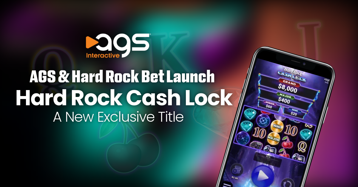 AGS e Hard Rock Bet Casino lançam título exclusivo Hard Rock Cash Lock™