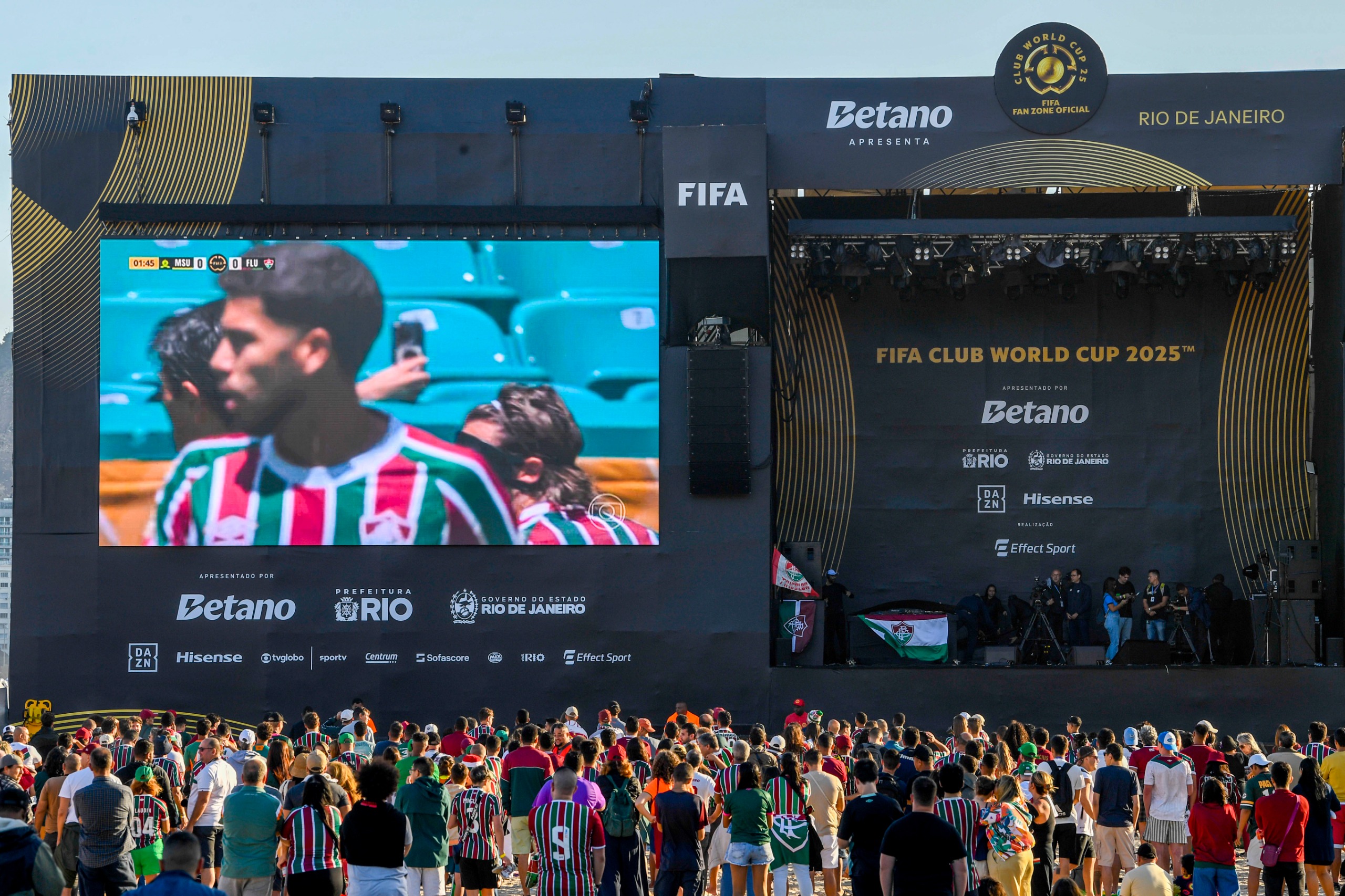 Betano no Mundial de Clubes: Fan Zone em Copacabana recebeu 70 mil torcedores durante fase de grupos do torneio 2