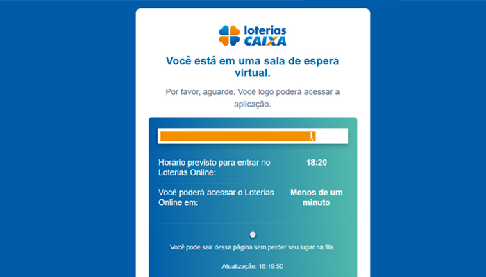 Caixa registra falhas e impede apostas online na Mega-Sena 1