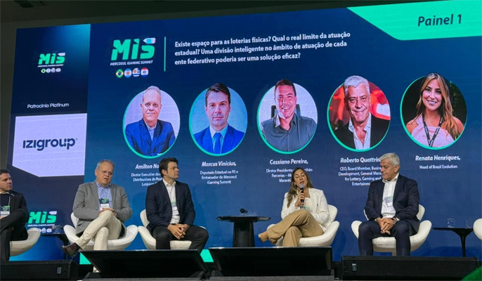 Cassiano Pereira Junior destaca o trabalho desenvolvido pela Lotema durante o Mercosul IGaming Summit 1