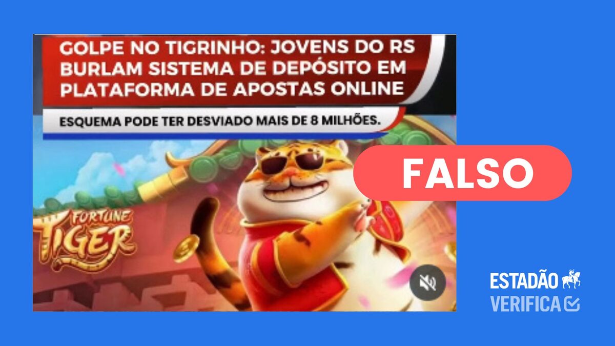 É falso que jovens do Rio Grande do Sul tenham fraudado apostas no Jogo do Tigrinho