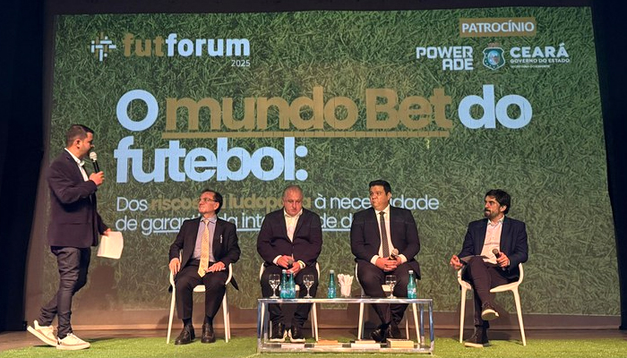 Ministério do Esporte alerta sobre integridade esportiva e os riscos da ludopatia em evento de futebol em Fortaleza