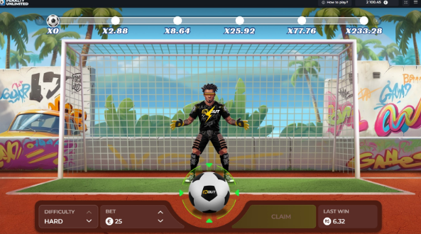 Penalty Unlimited da InOut Games — o Crash Game de Futebol que está Conquistando o Brasil