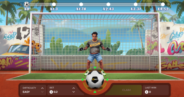 Penalty Unlimited da InOut Games — o Crash Game de Futebol que está Conquistando o Brasil 3