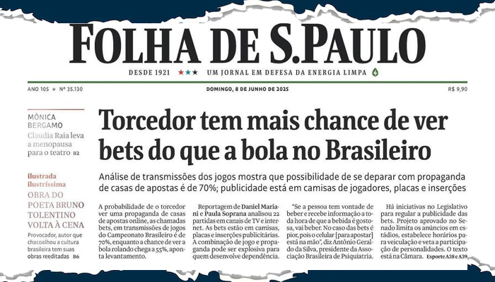 Torcedor tem mais chance de ver bets do que a bola rolando no Campeonato Brasileiro