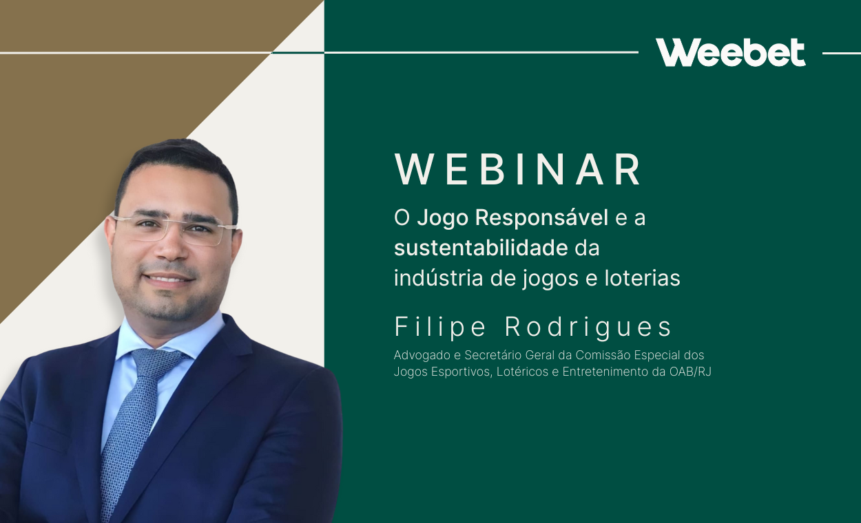 Weebet promove Webinar “O jogo responsável e a sustentabilidade da indústria de jogos e loterias” com participação de Filipe Rodrigues