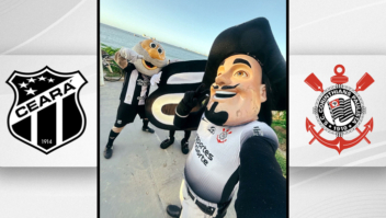 Esportes da Sorte promove encontro inédito entre mascotes do Ceará e Corinthians em Fortaleza 1