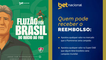 Betnacional anuncia reembolso para quem apostou no Fluminense campeão mundial