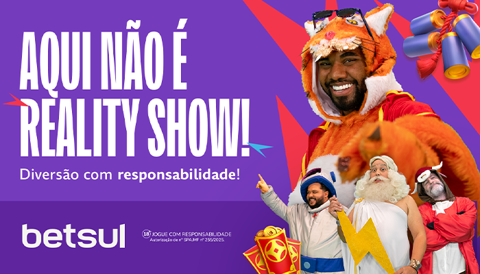 Betsul lança filme publicitário divertido com Davi Brito com foco em jogo responsável