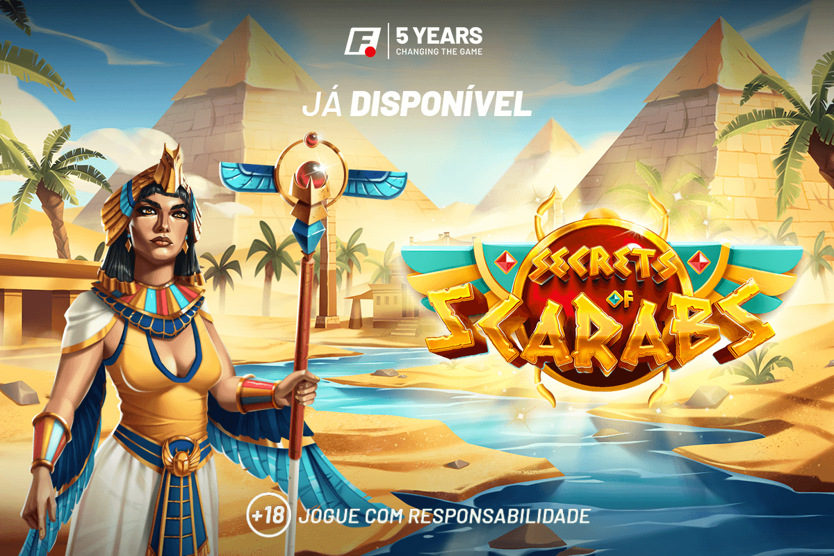 FBMDS lança Secrets of Scarabs: um slot com tema egípcio da Titan Series