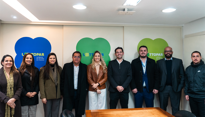 Lottopar recebe visita institucional da AGRESE e da LOTESE para troca de experiências sobre regulação e operação lotérica