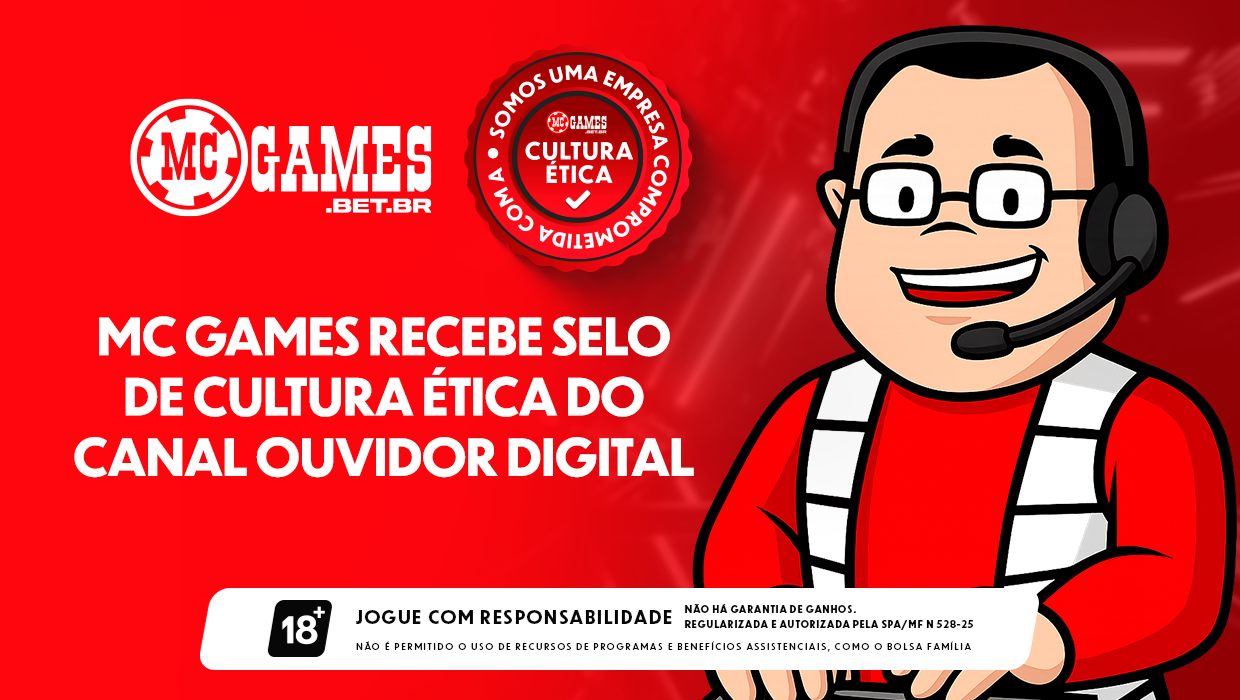 MC Games tem reconhecimento no canal de ouvidoria e recebe selo de Cultura Ética 
