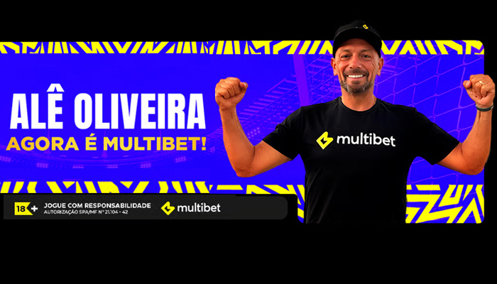 Multibet anuncia Alê Oliveira como novo embaixador da marca e estreia spot diário no programa “Bastidores”, da Rádio Itatiaia 1
