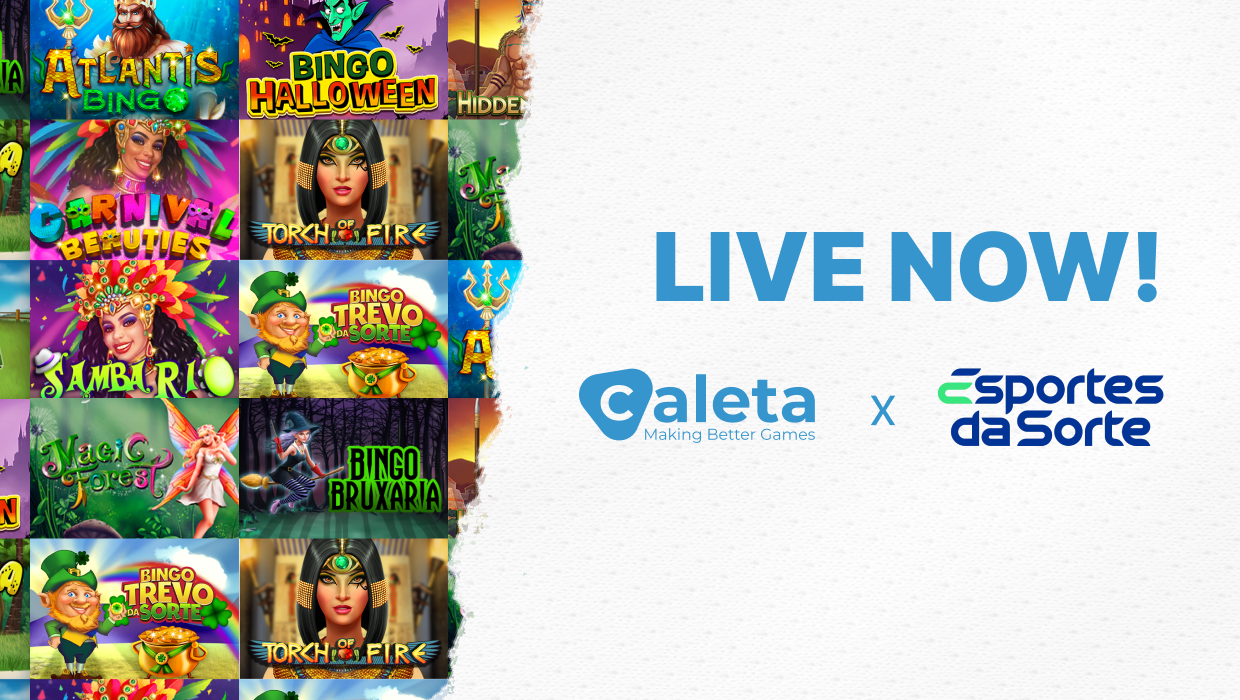 Os jogos mais brasileiros da Caleta Gaming já estão disponíveis na Esportes da Sorte
