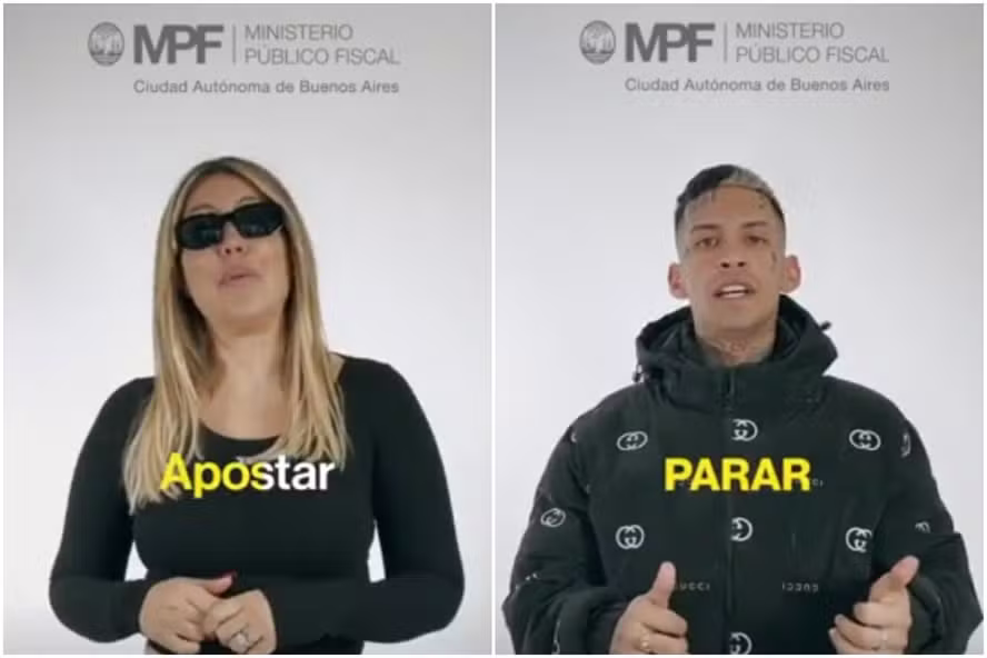 Wanda Nara e L-Gante gravam retratação por divulgarem plataformas de apostas ilegais na Argentina