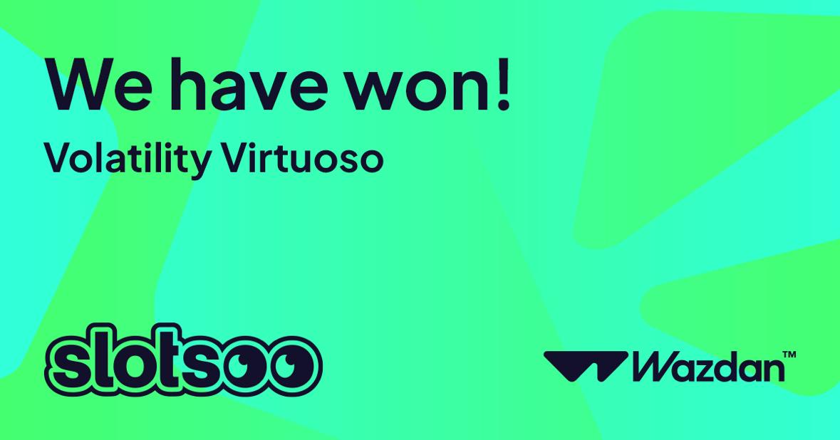 Wazdan recebe o título Volatility Virtuoso no Slotsoo Game Provider Awards 2025