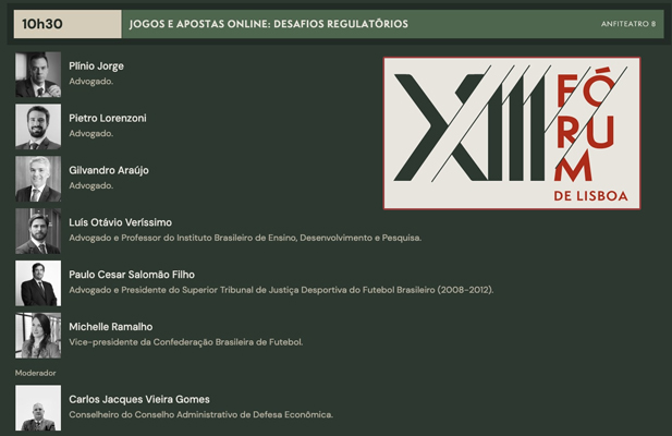 XIII Fórum de Lisboa terá painel sobre jogos e apostas online 1