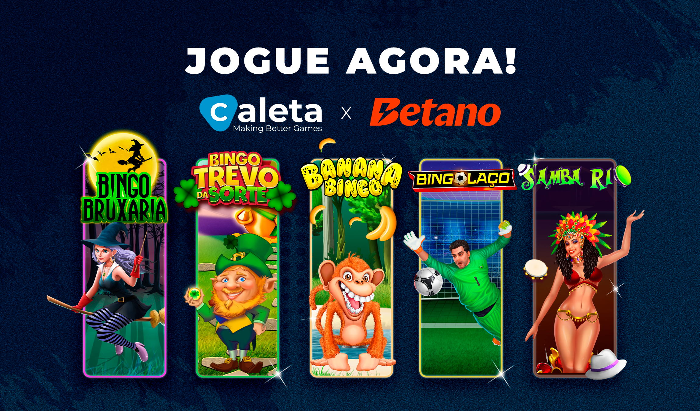 Jogos da Caleta Gaming disponíveis na Betano