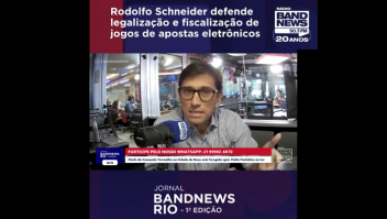 Âncora da Band defende legalização dos jogos de azar para tirar dinheiro do crime