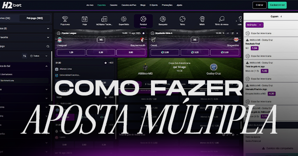 banner com a frase “como fazer aposta múltipla