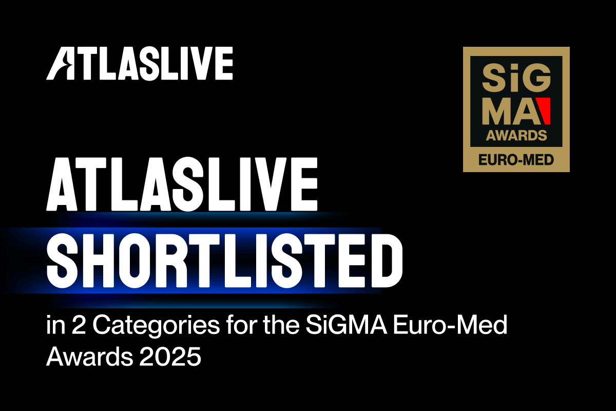Atlaslive selecionada em duas categorias no SiGMA Euro‑Med Awards 2025