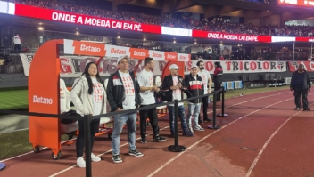 Betano leva torcedores do São Paulo para assistir jogo à beira do gramado