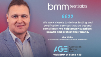 BMM Testlabs traz experiência em conformidade global para a Australasian Gaming Expo em Sydney esta semana