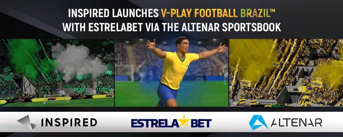 Inspired lança o V-Play Football Brasil na EstrelaBet
