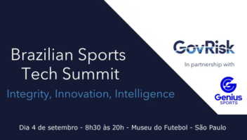 São Paulo recebe "Sports Tech Summit: Integridade, Inovação, Inteligência" em setembro