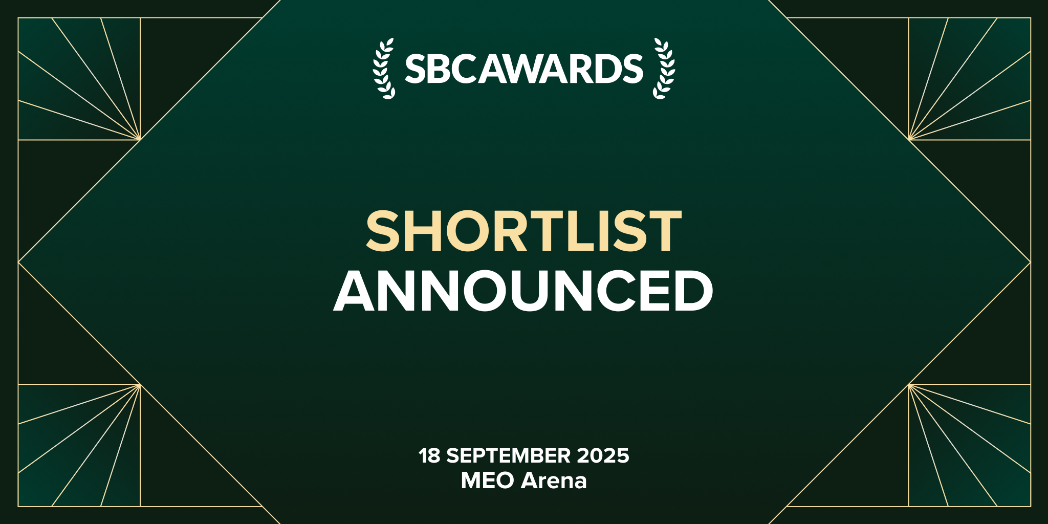 SBC anunciou oficialmente os finalistas da 12ª edição dos SBC Awards